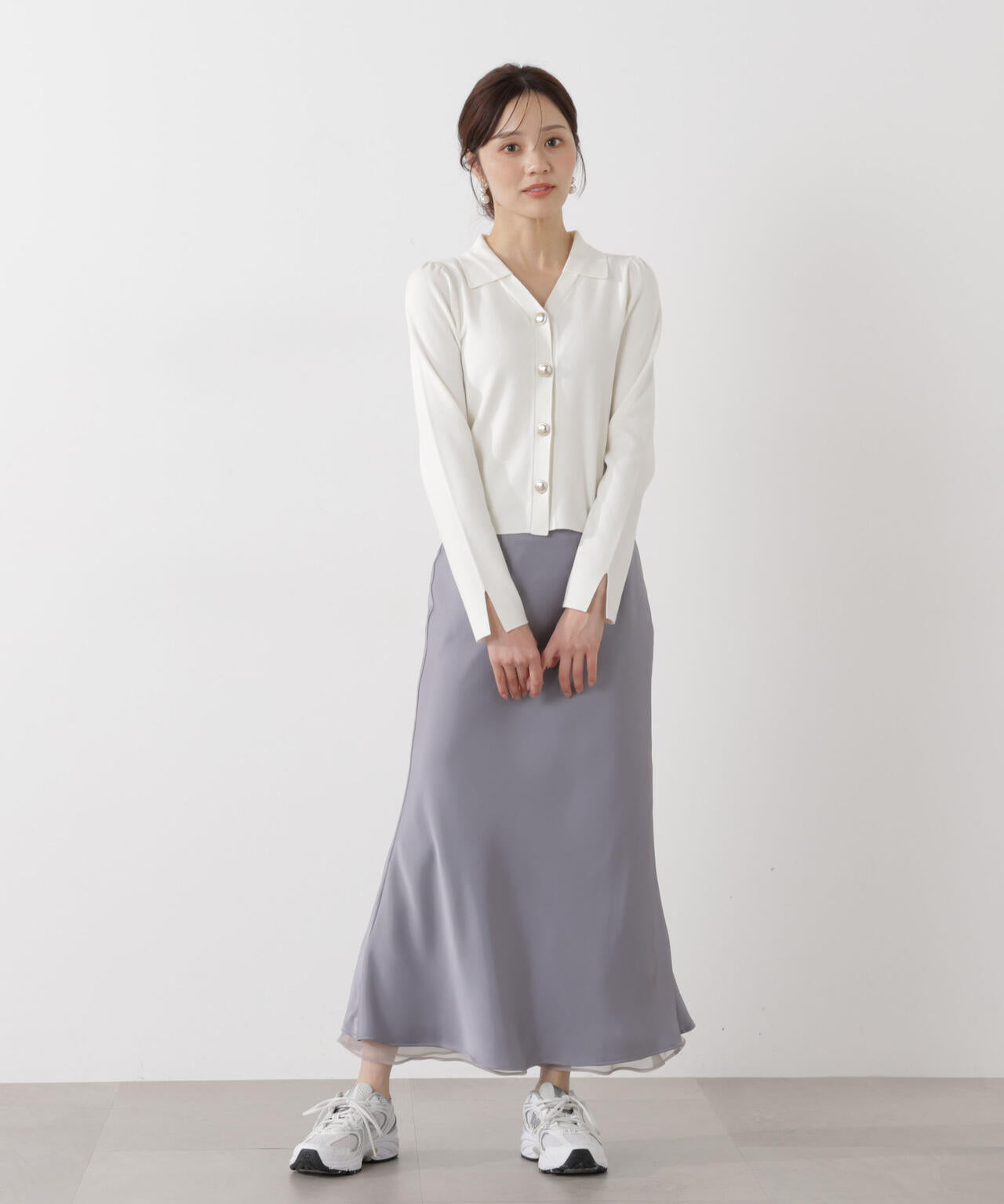 ナローサテンスカート | PROPORTION BODY DRESSING（プロポーション