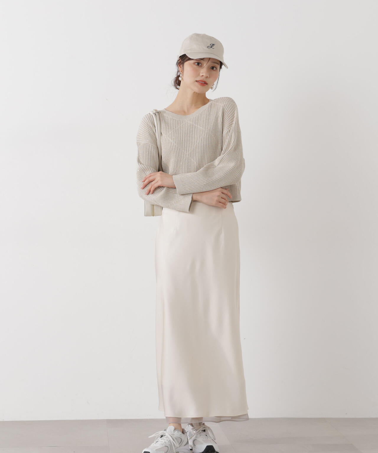 ナローサテンスカート | PROPORTION BODY DRESSING（プロポーション