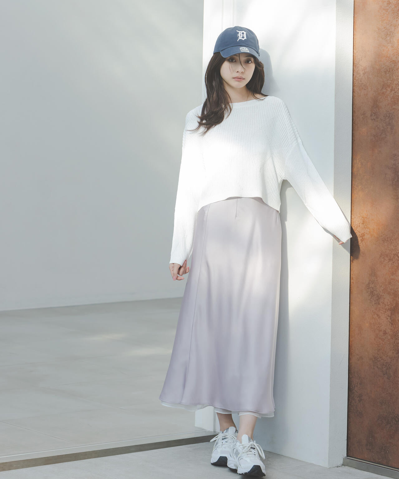 ナローサテンスカート | PROPORTION BODY DRESSING（プロポーション