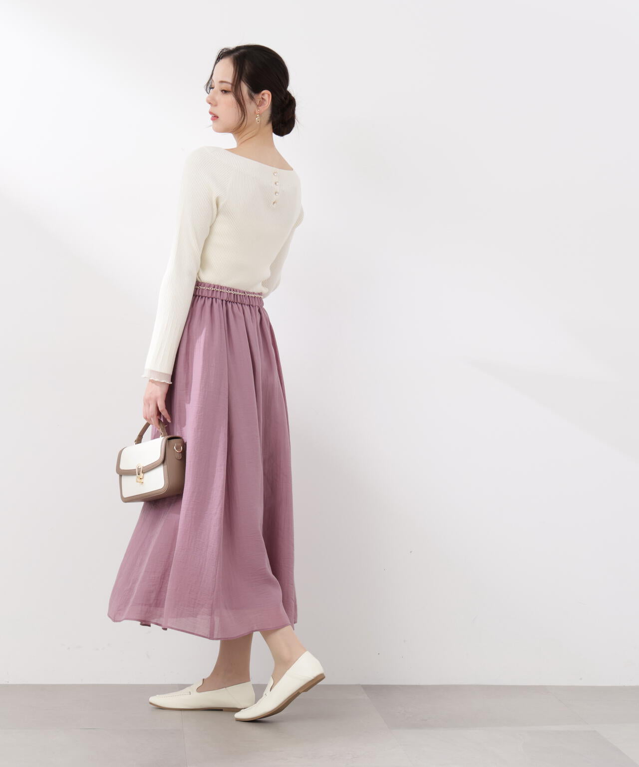 チェーン付きギャザースカート | PROPORTION BODY DRESSING
