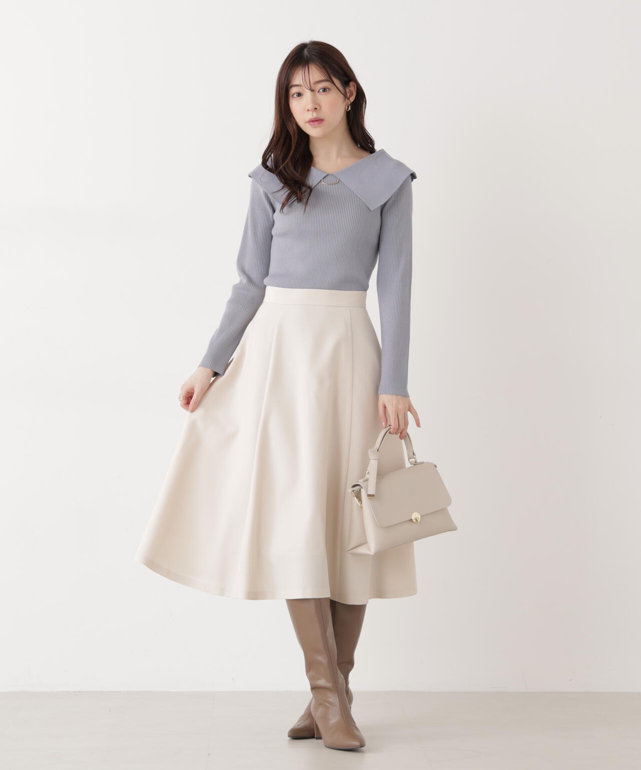 新品未使用　PROPORTION BODY DRESSING フレアースカート サイドベルトフレアスカート | PROPORTION BODY DRESSING