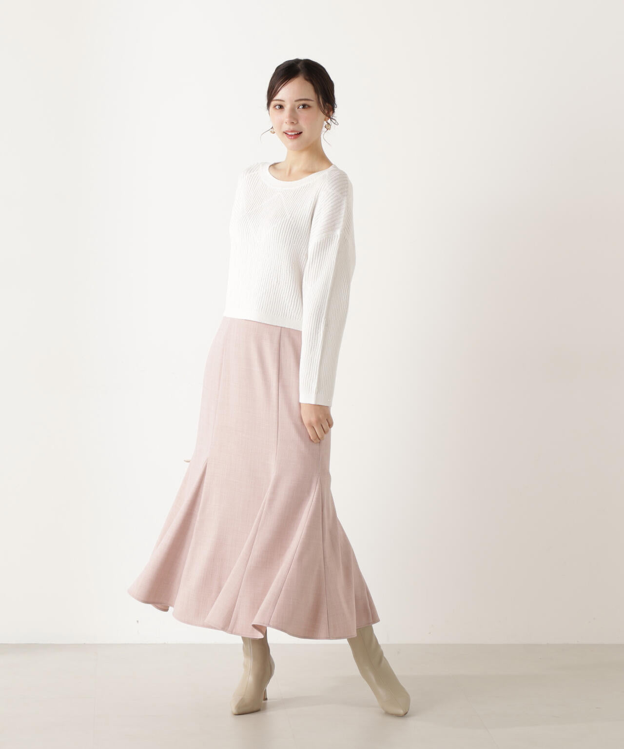 ハイウエストマーメイドスカート