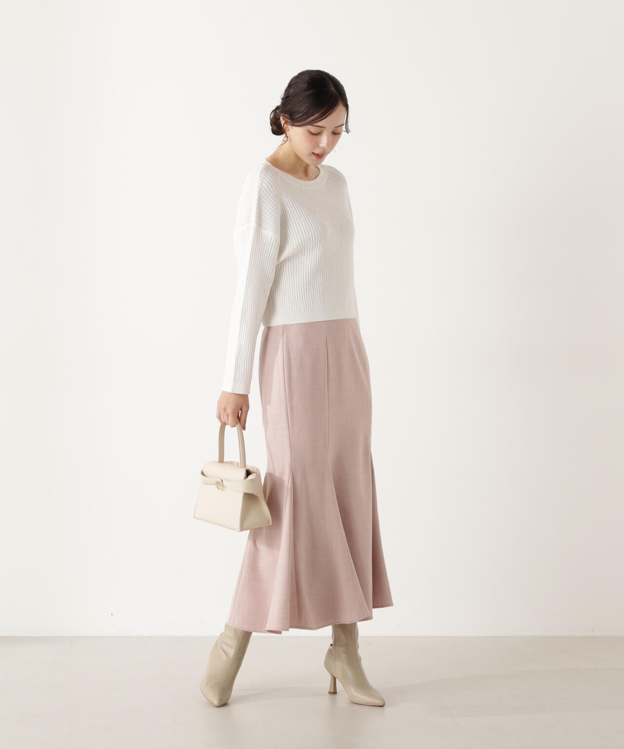 ハイウエストマーメイドスカート