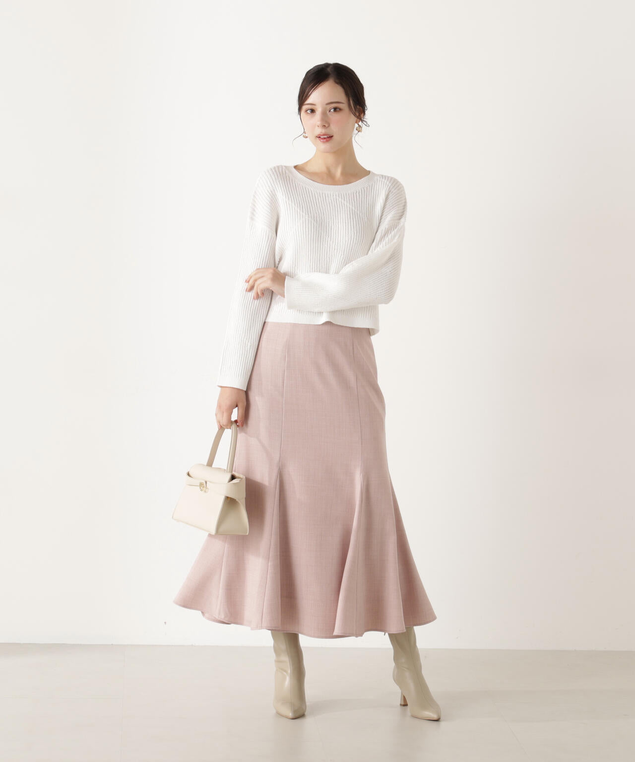 ハイウエストマーメイドスカート