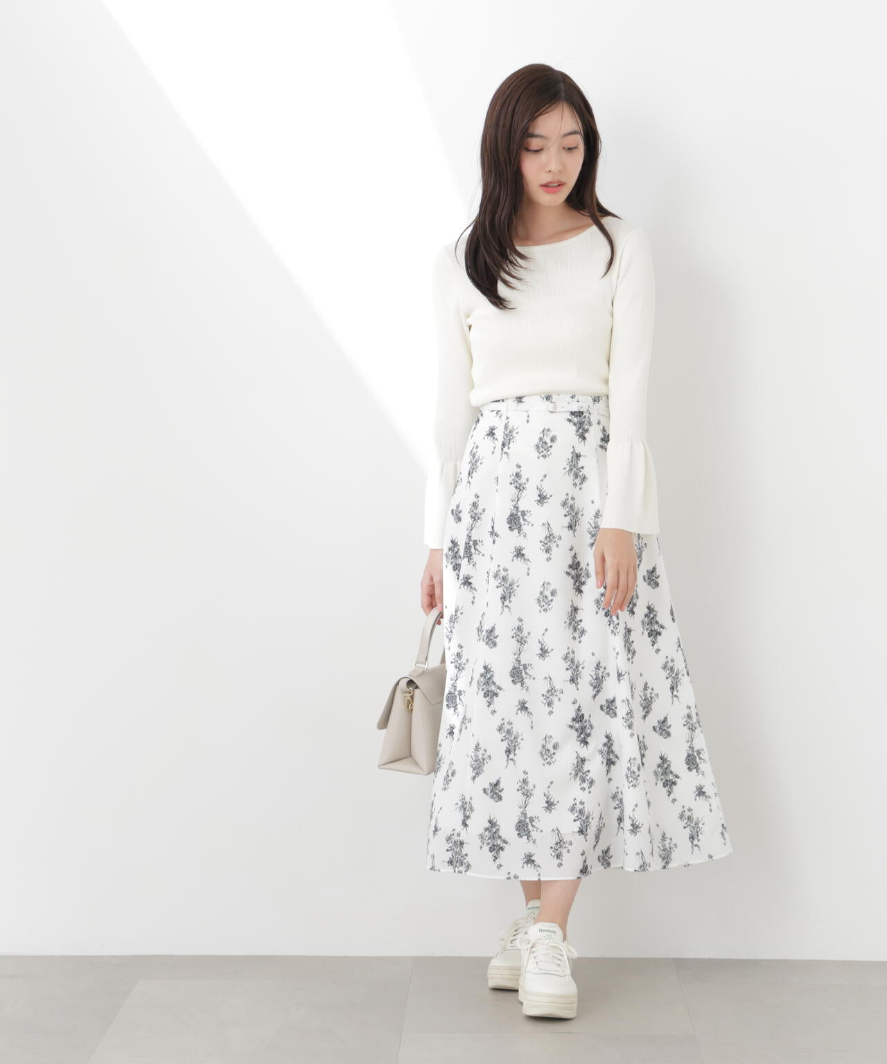 フラワープリントフレアスカート | PROPORTION BODY DRESSING