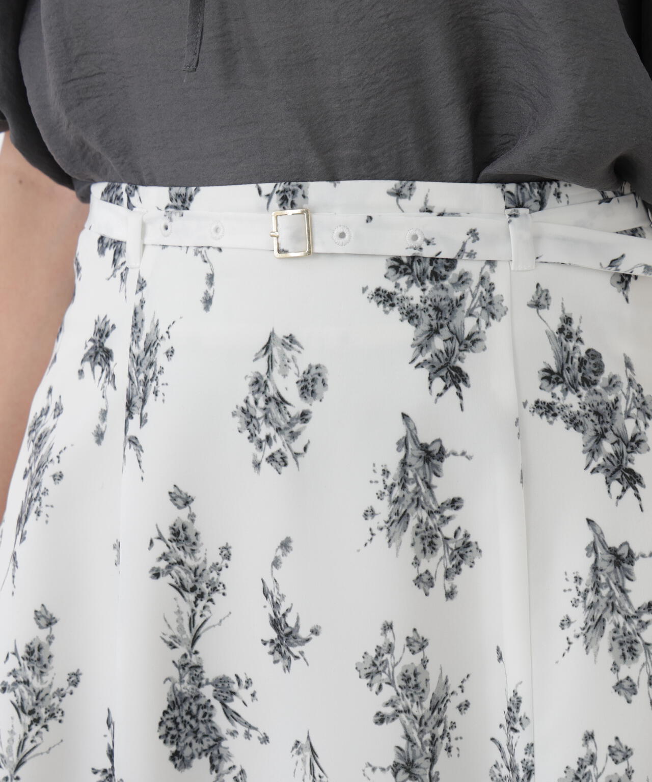 フラワープリントフレアスカート | PROPORTION BODY DRESSING