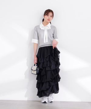 model：166cm B:78 W:56 H:83 S:24.5cm 着用サイズ：M