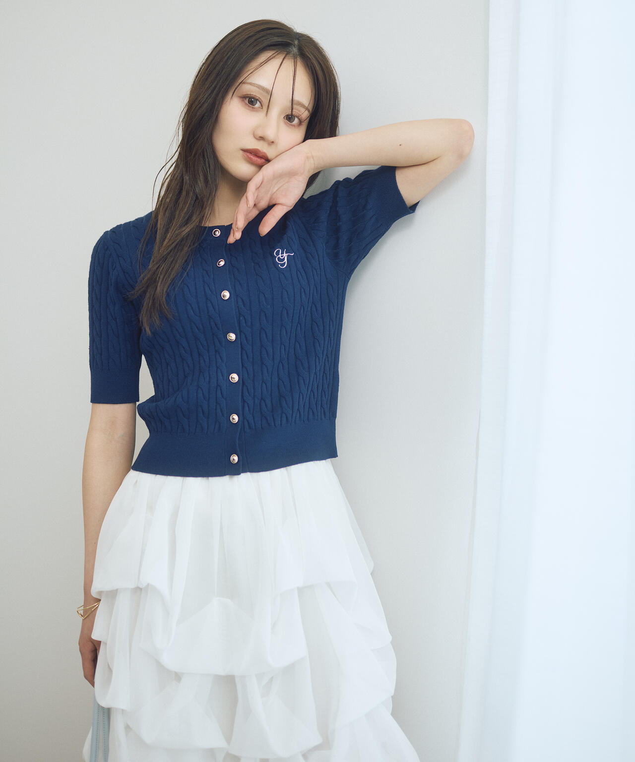 model：166cm B:78 W:56 H:83 S:24.5cm 着用サイズ：M