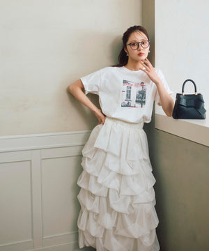 model：166cm B:78 W:56 H:83 S:24.5cm 着用サイズ：M