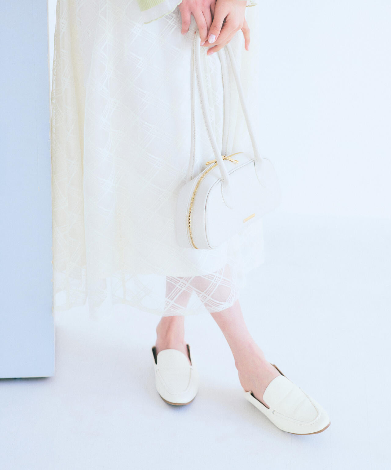 シアーチェックフレアスカート【WEB・一部店舗限定】