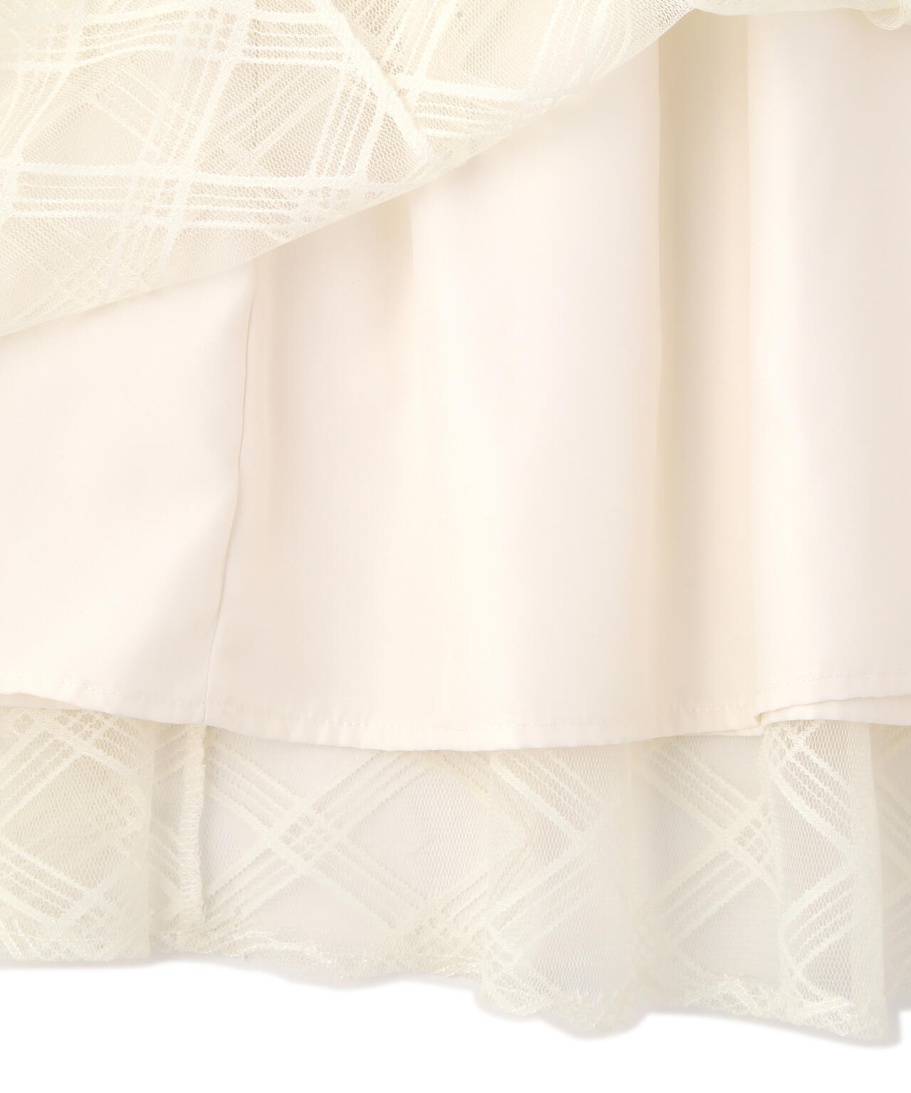 シアーチェックフレアスカート【WEB・一部店舗限定】