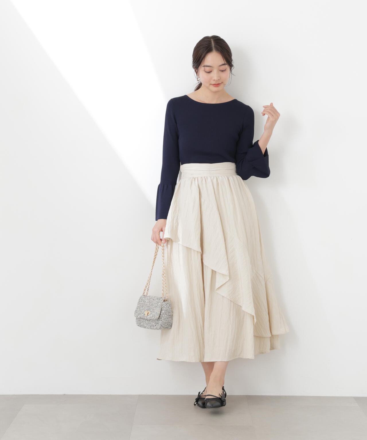 ワッシャーティアードスカート | PROPORTION BODY DRESSING