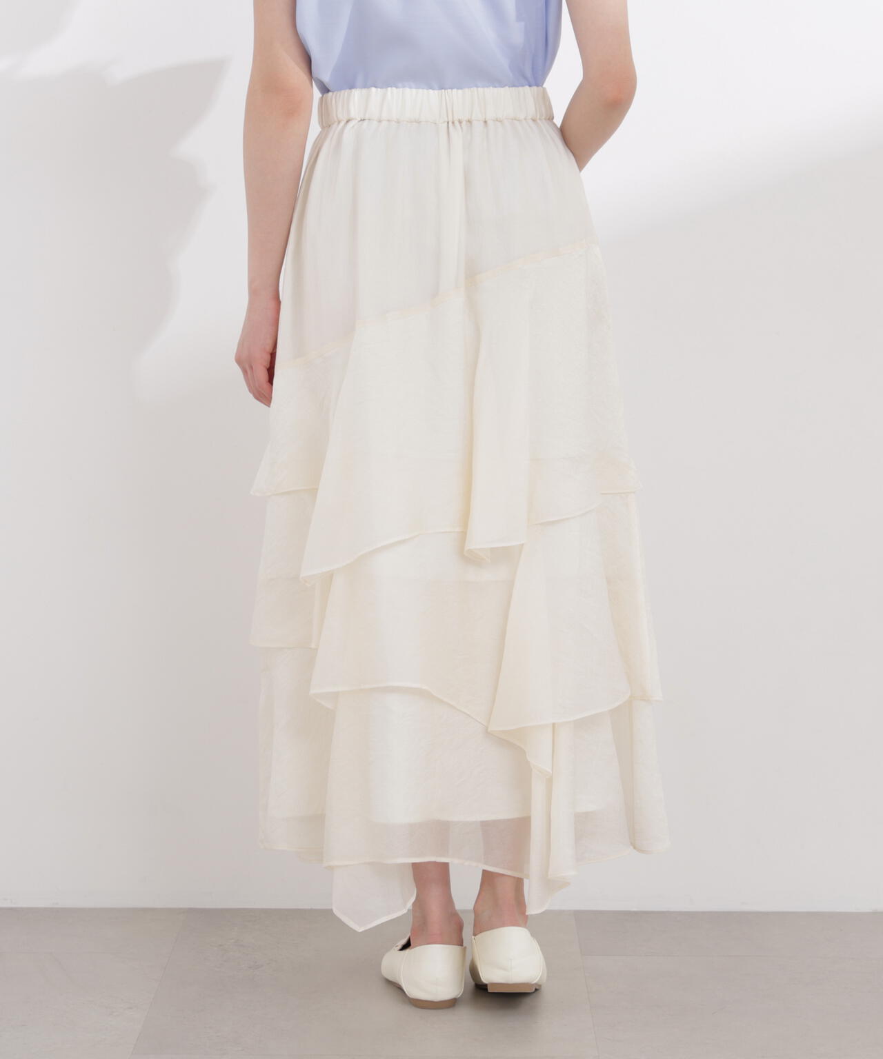 ランダムティアードシアースカート | PROPORTION BODY DRESSING