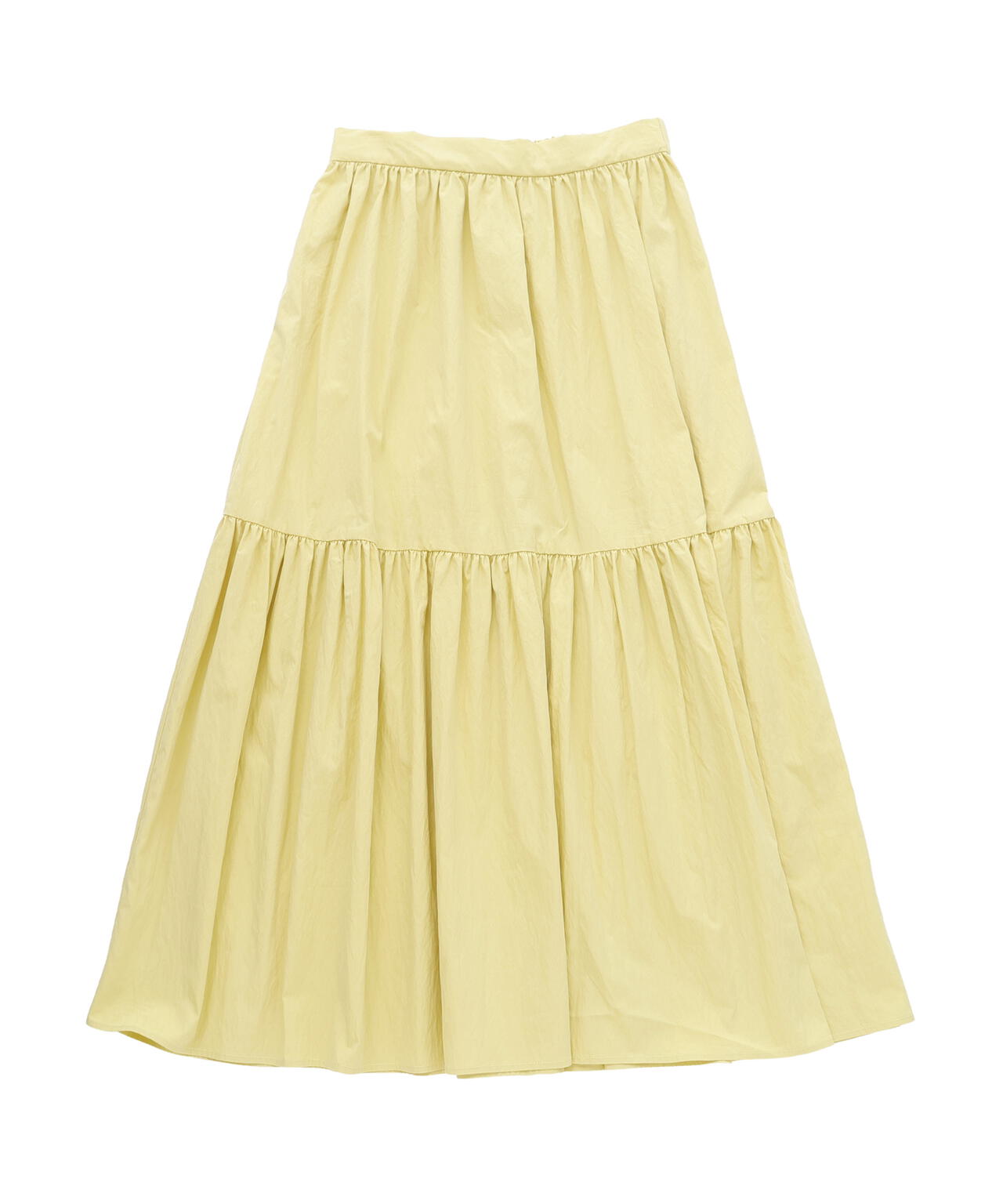 【6/5～6/7 オンライン限定2buy10%OFF対象】＜加藤栞さん着用＞タフタギャザースカート