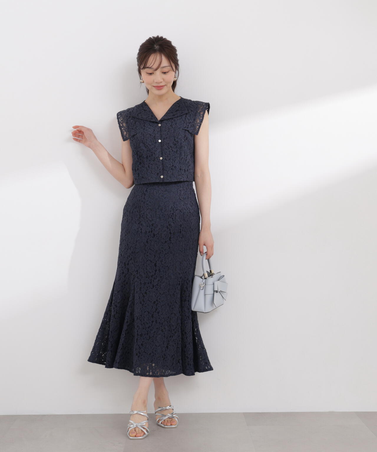 加藤栞さん着用】レースマーメイドスカート | PROPORTION BODY