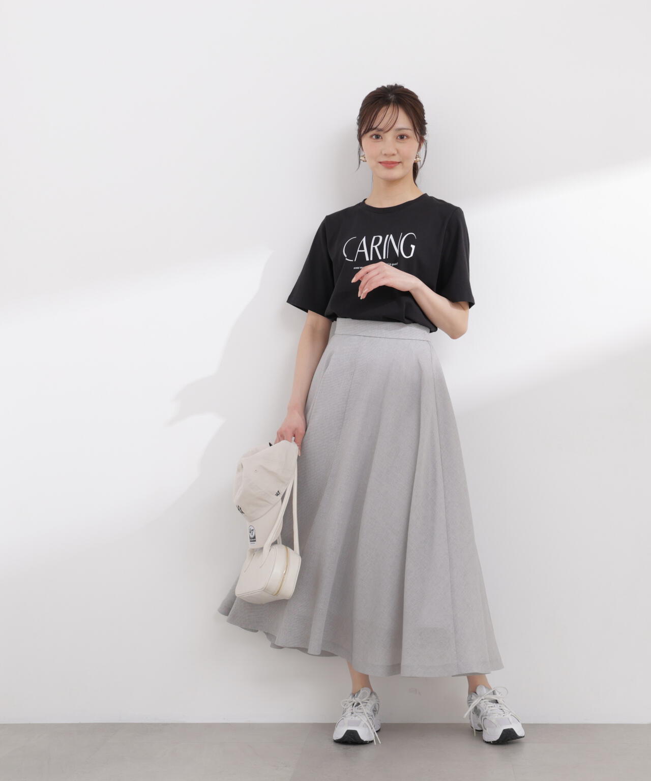 加藤栞さん着用＞メッシュサーキュラースカート | PROPORTION BODY