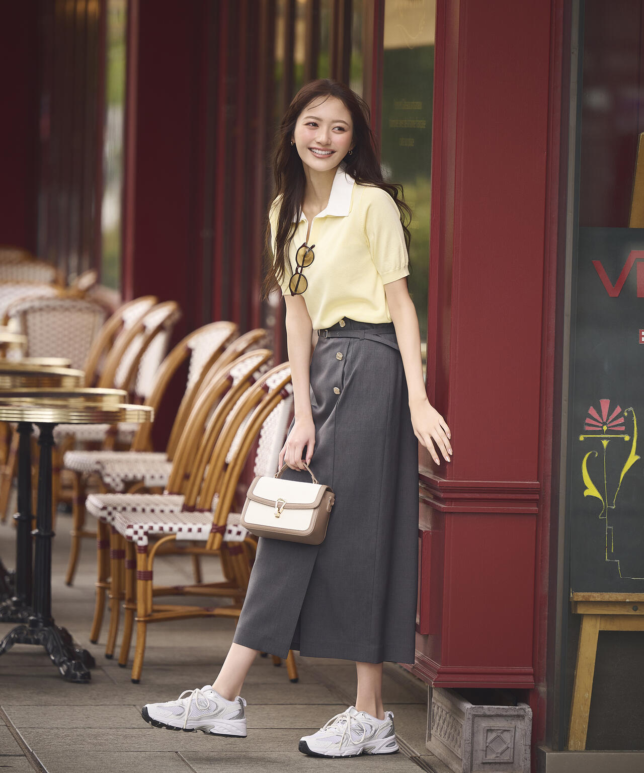 166cm B:78 W:56 H:83 S:24.5cm 着用サイズ：M