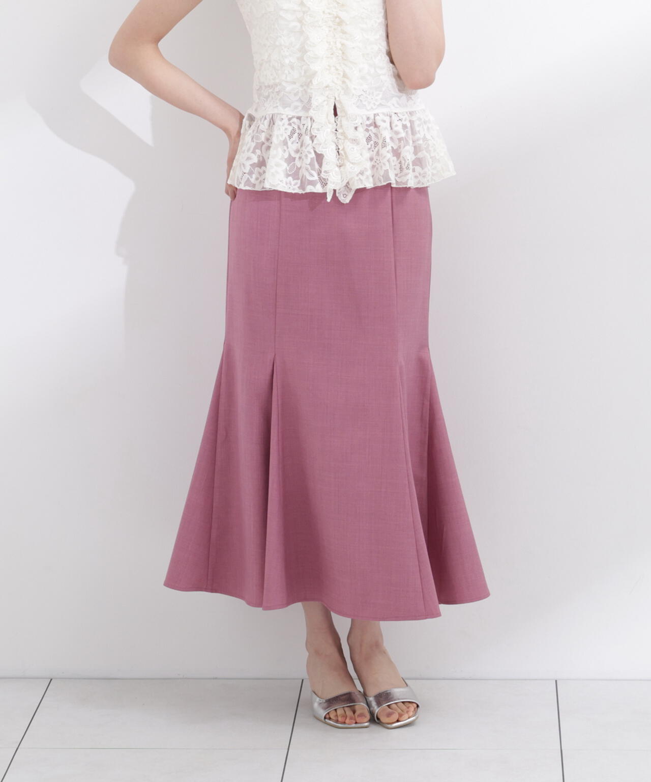 166cm B:78 W:56 H:83 S:24.5cm 着用サイズ：M