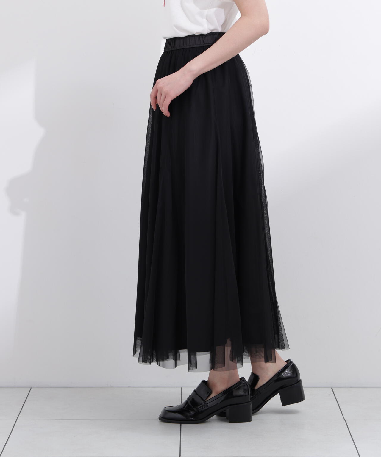 マチ付きチュールスカート | PROPORTION BODY DRESSING