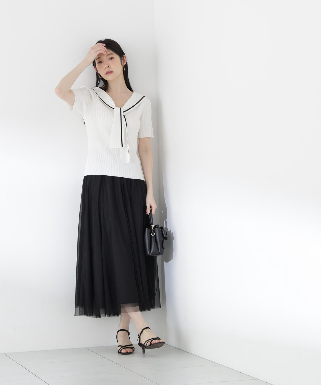マチ付きチュールスカート | PROPORTION BODY DRESSING
