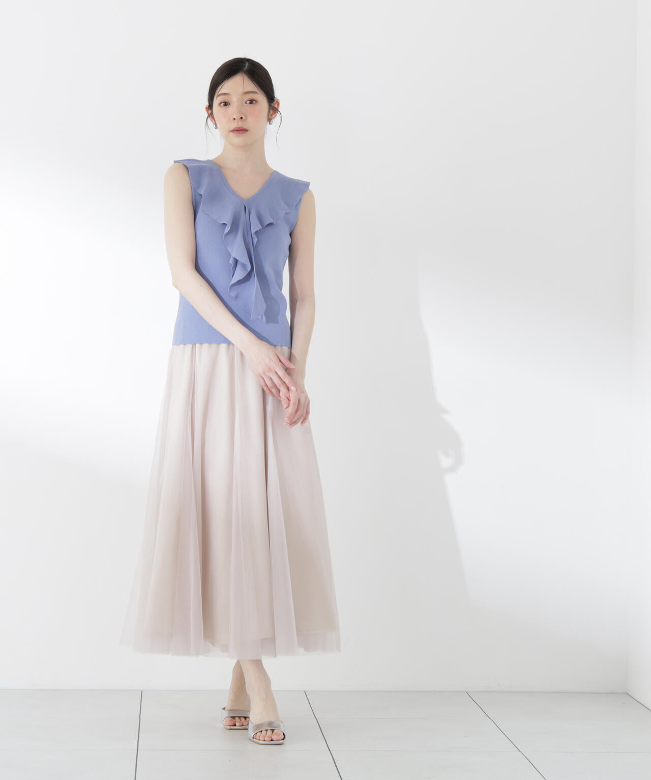 マチ付きチュールスカート | PROPORTION BODY DRESSING