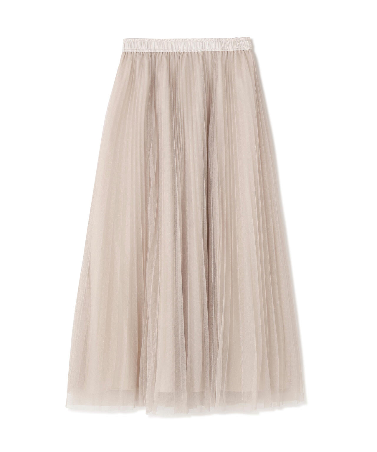 EDIT COLOGNE》ラメプリーツスカート【ピンク：official site