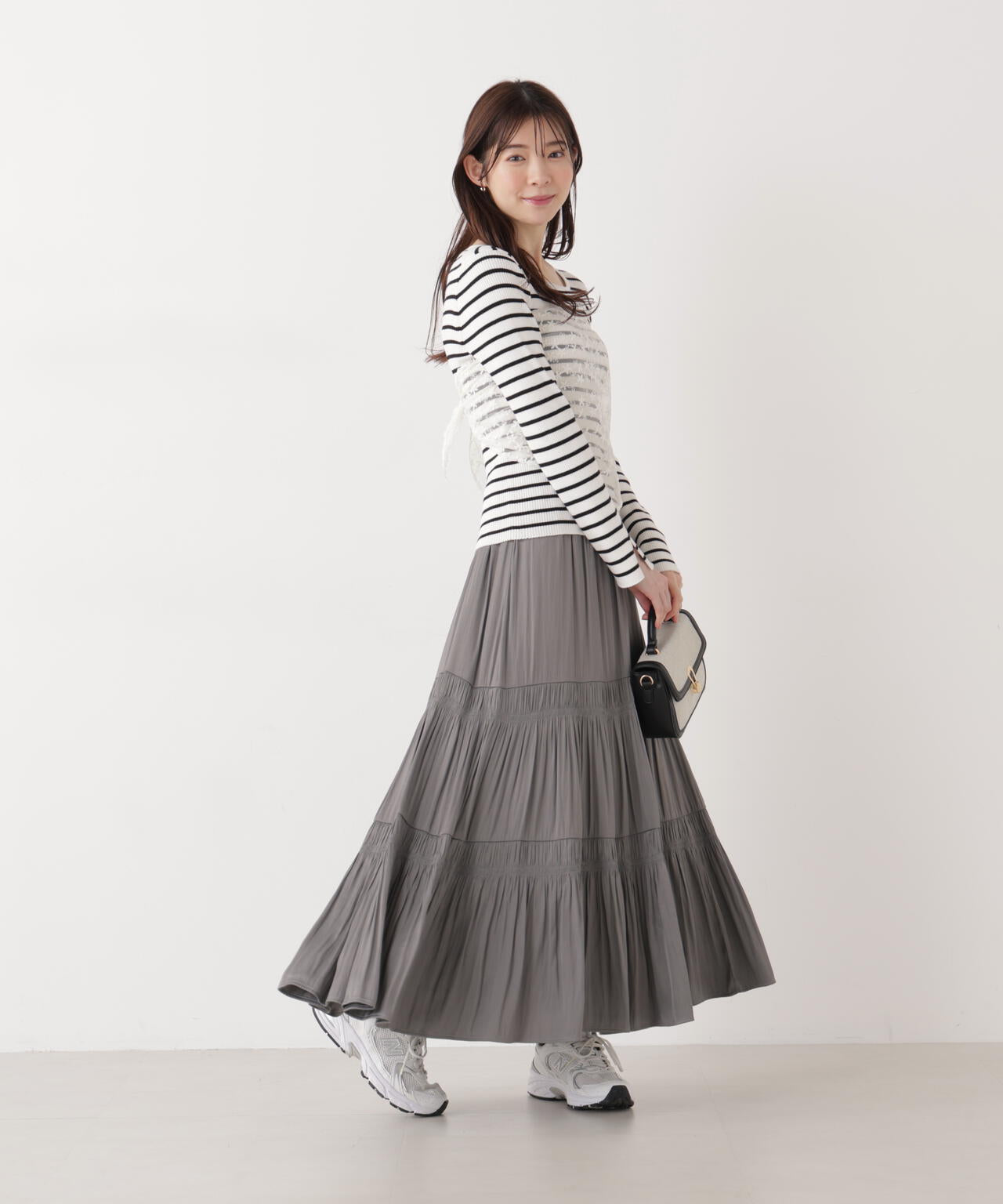 EDIT COLOGNE》ランダムギャザースカート | PROPORTION BODY DRESSING