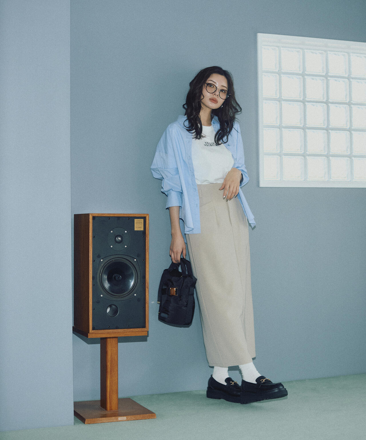 ＜ウォッシャブル＞〈a/mie〉ベーシックナロースカート