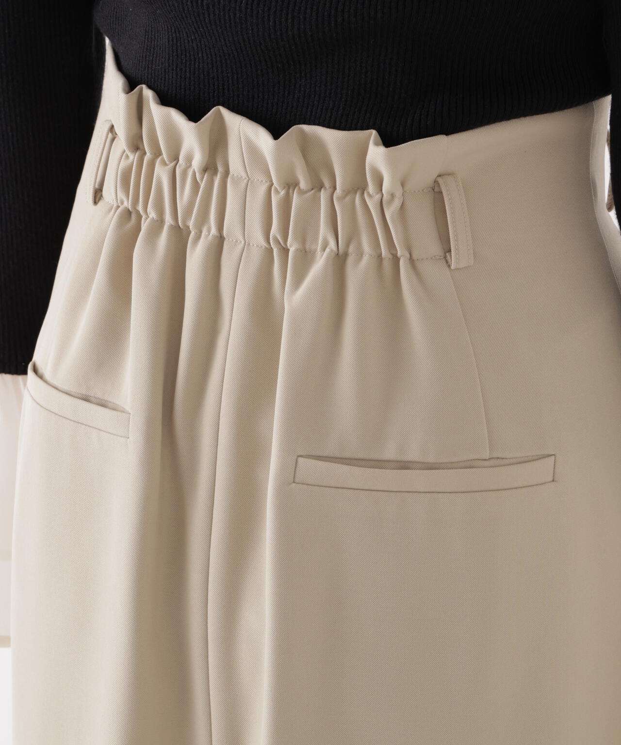 ＜ウォッシャブル＞〈a/mie〉ベーシックナロースカート