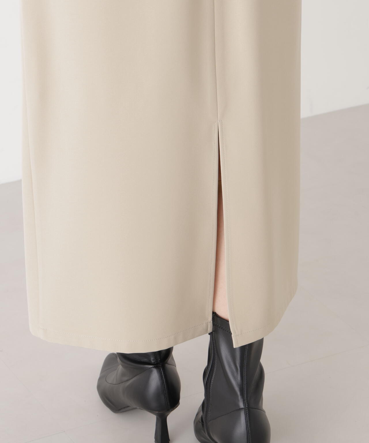 ＜ウォッシャブル＞〈a/mie〉ベーシックナロースカート