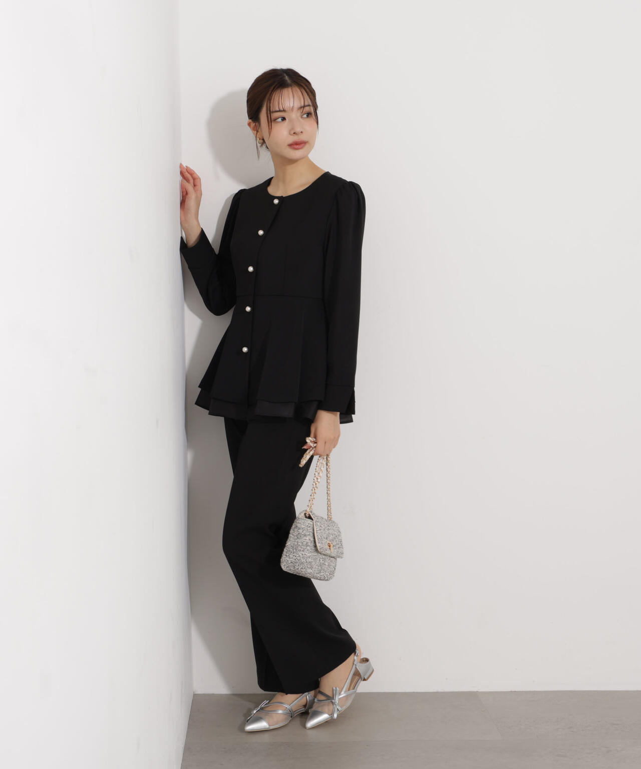 美フレアパンツ