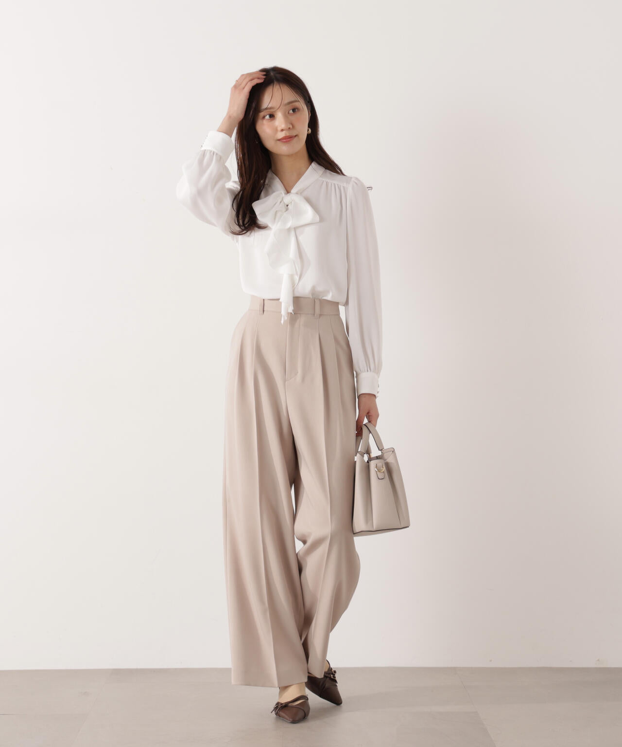 2タックワイドパンツ