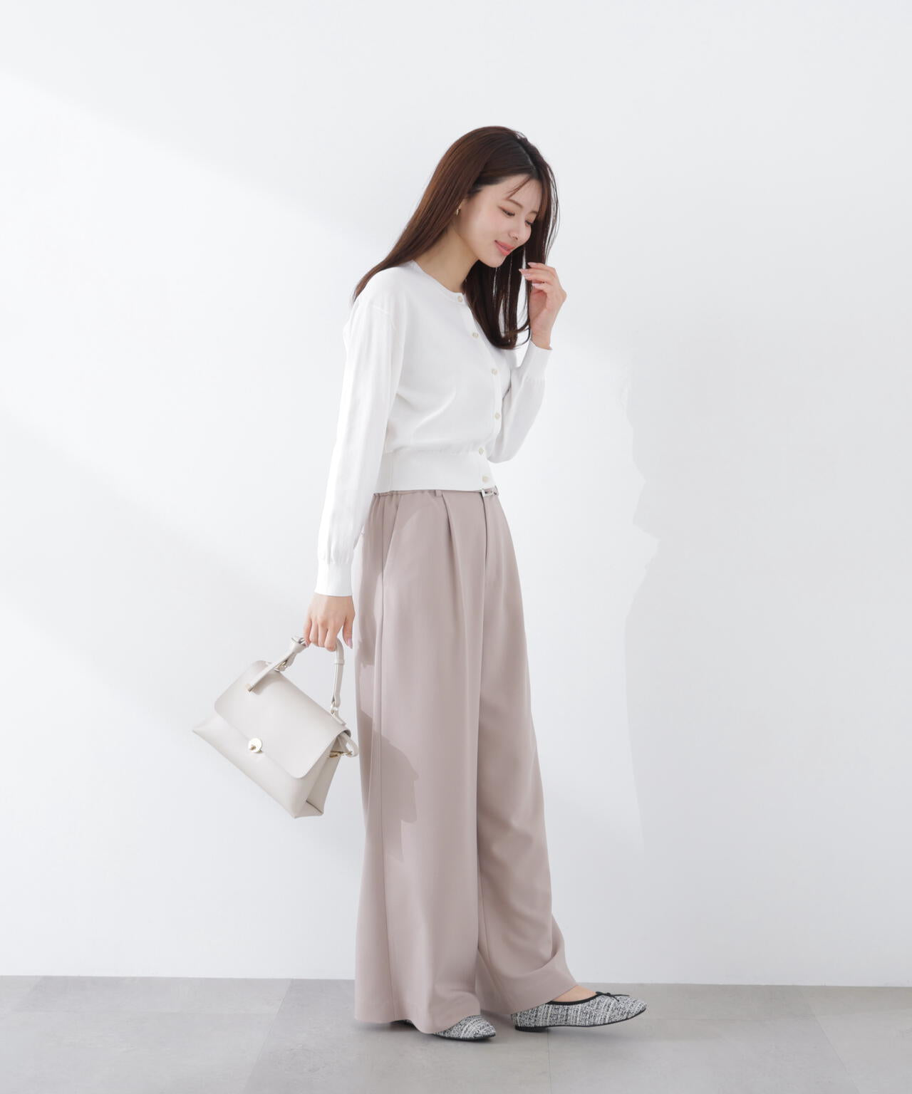ベルトドッキングワイドパンツ