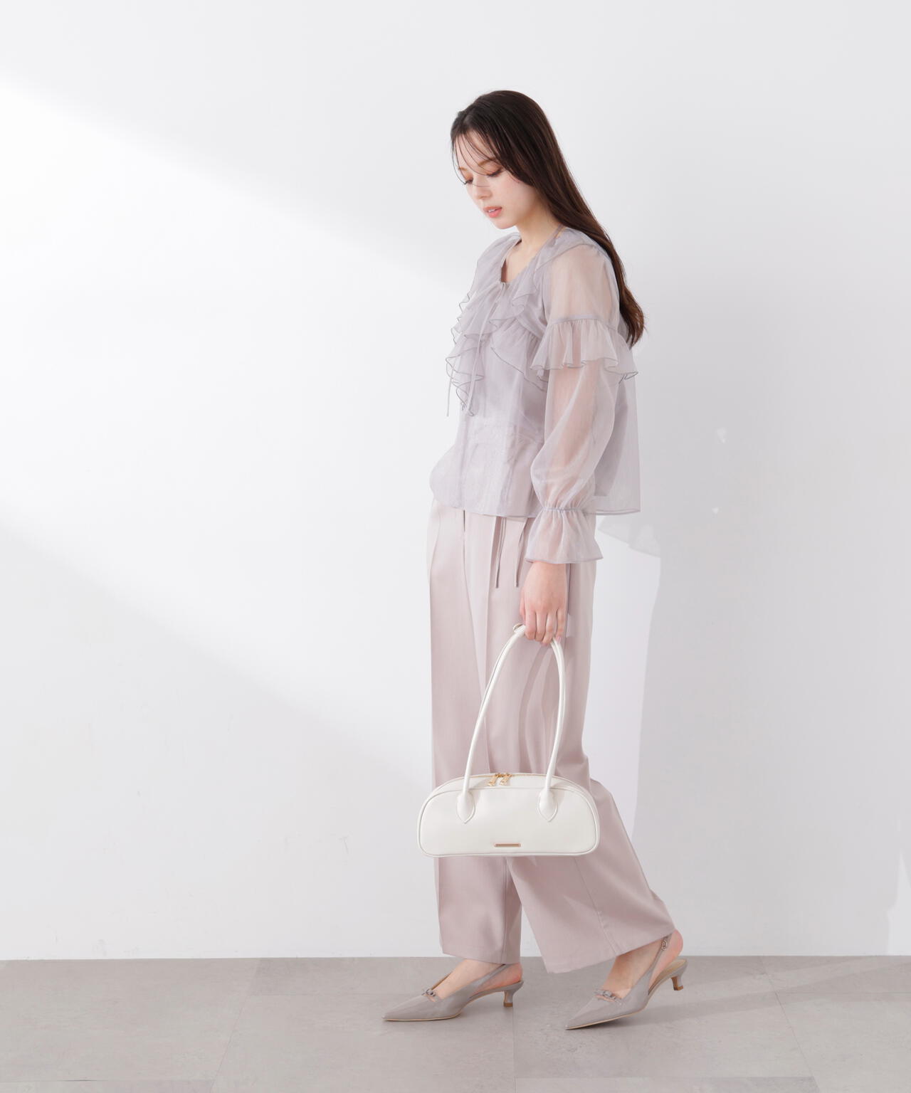 サイドリボンタックパンツ | PROPORTION BODY DRESSING