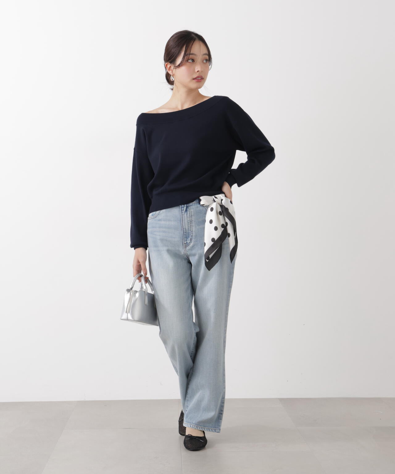 a/mie〉ソフトストレートデニム | PROPORTION BODY DRESSING