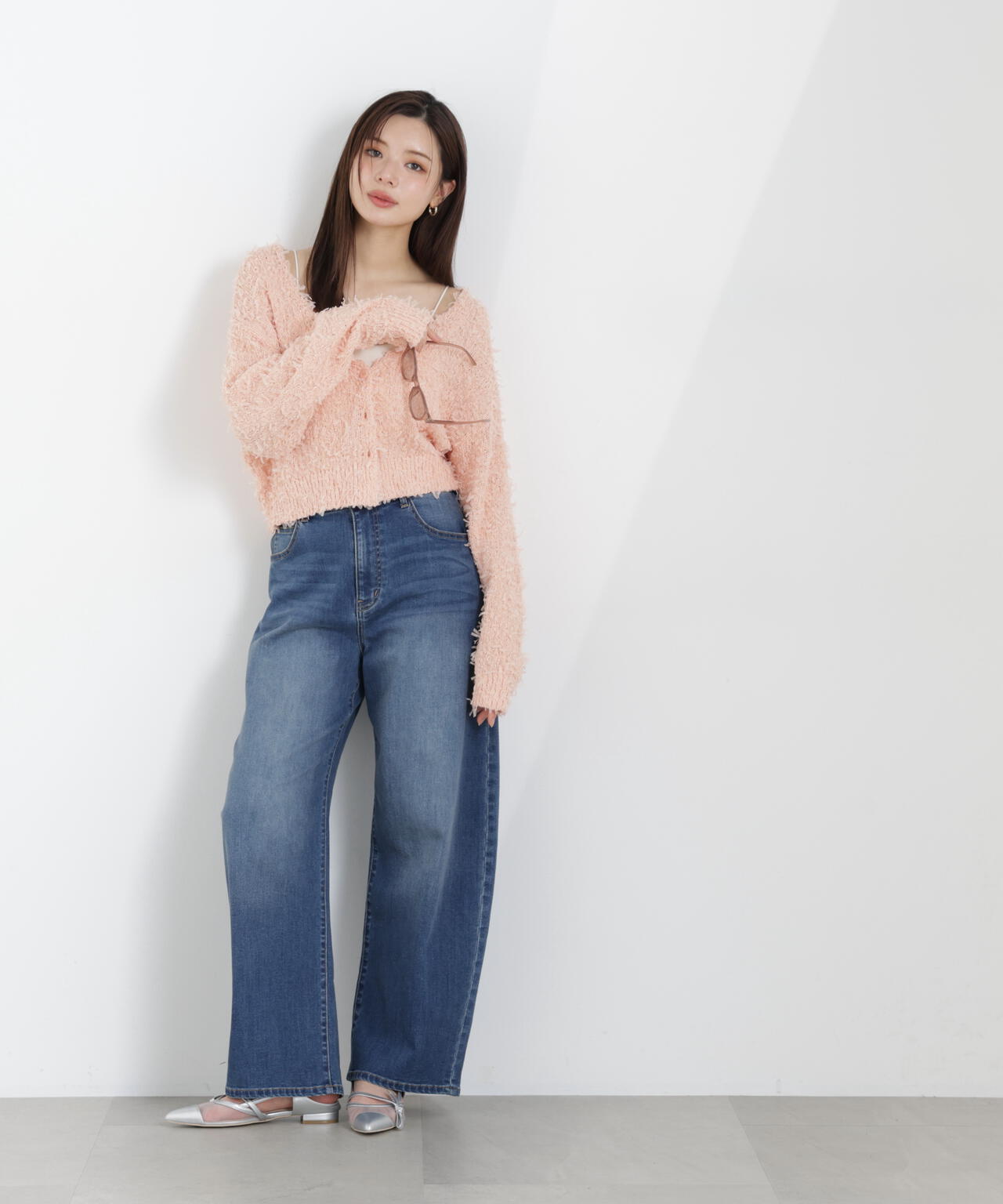 a/mie〉カーブデニムパンツ | PROPORTION BODY DRESSING
