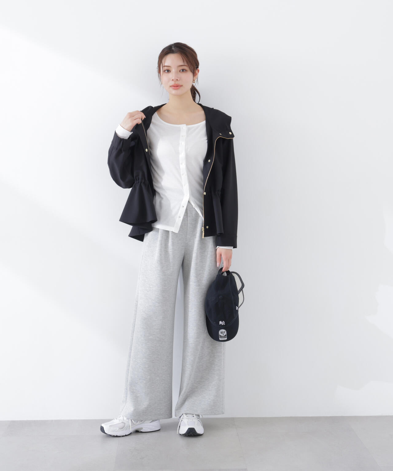 a/mie〉カットイージーワイドパンツ | PROPORTION BODY DRESSING