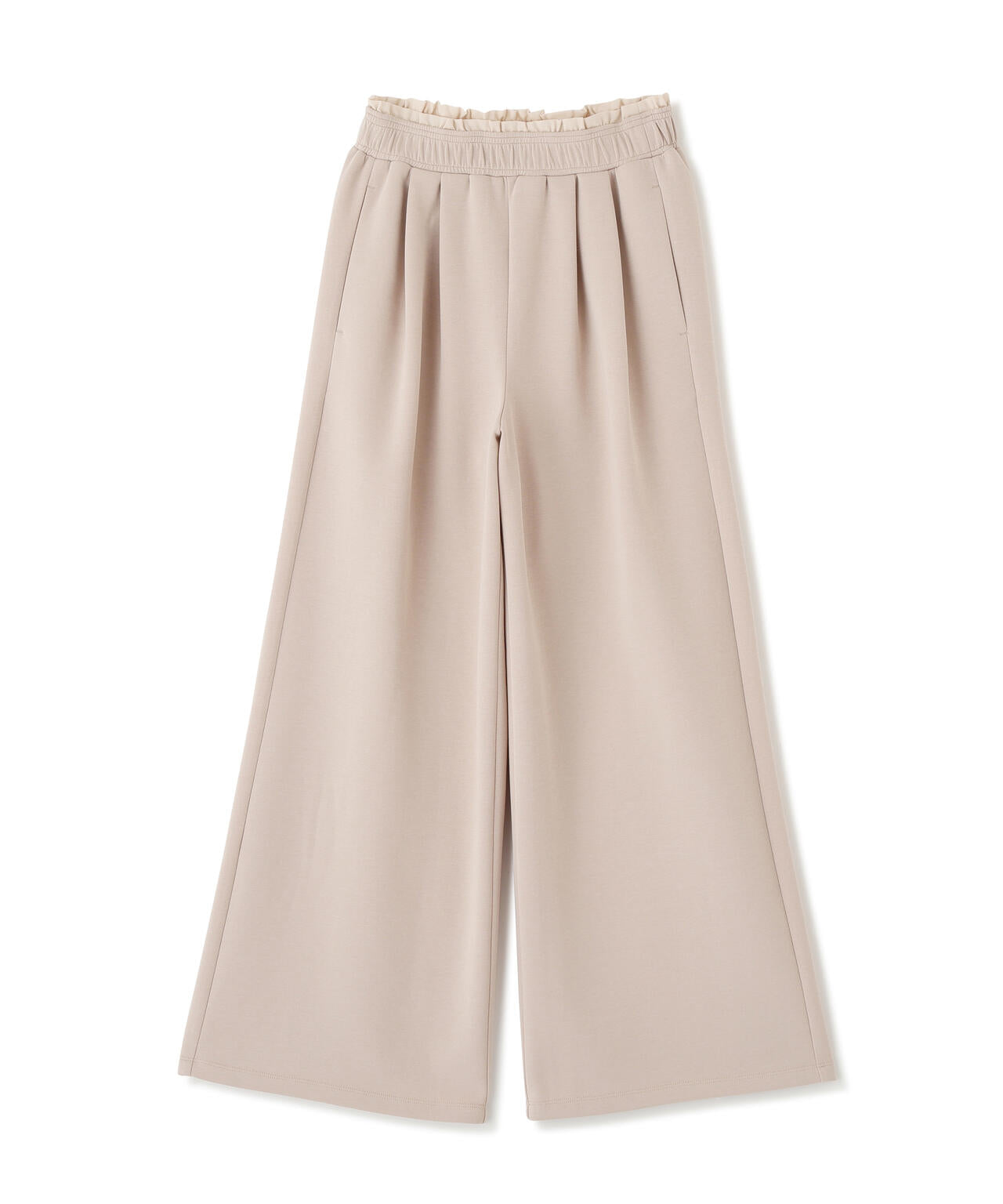 〈a/mie〉カットイージーワイドパンツ