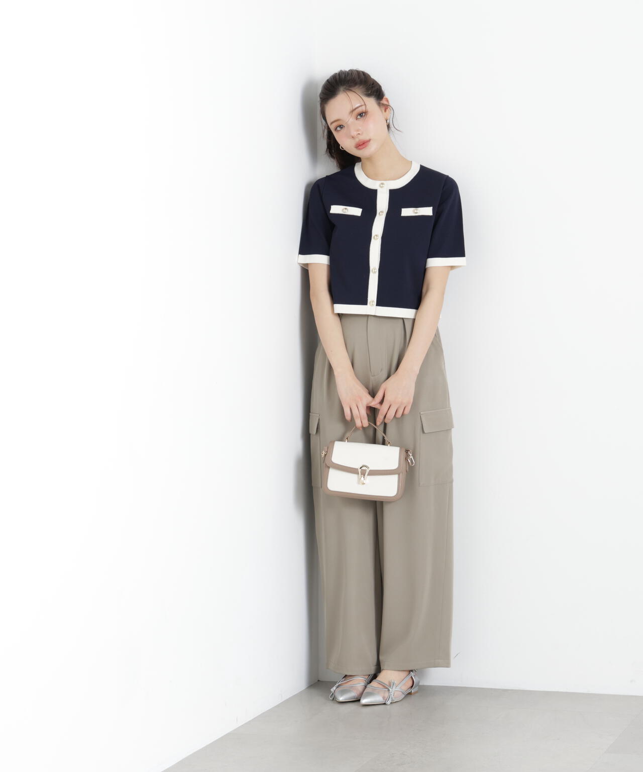 〈a/mie〉カーゴパンツ