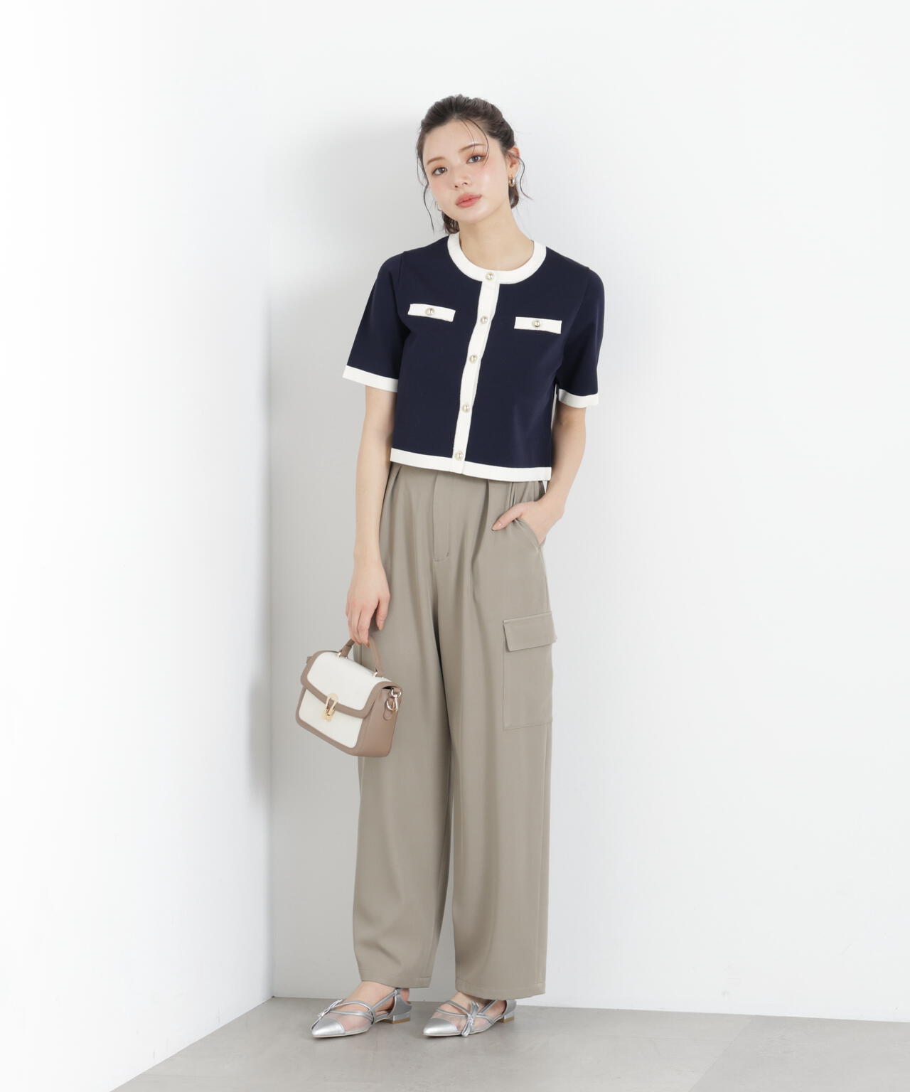 〈a/mie〉カーゴパンツ