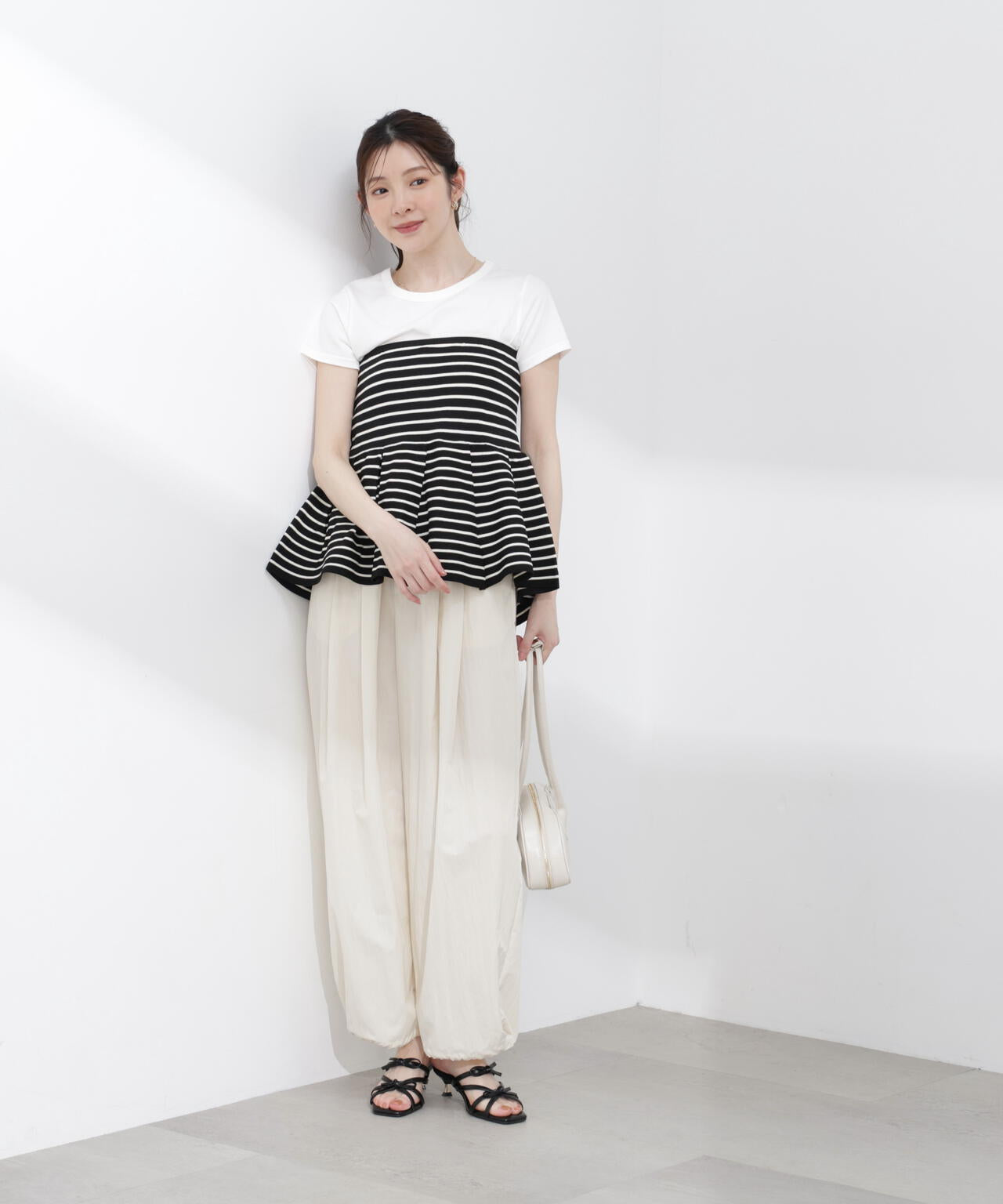 パンツ MIE a/mie〉ナイロンタックパンツ | PROPORTION BODY DRESSING