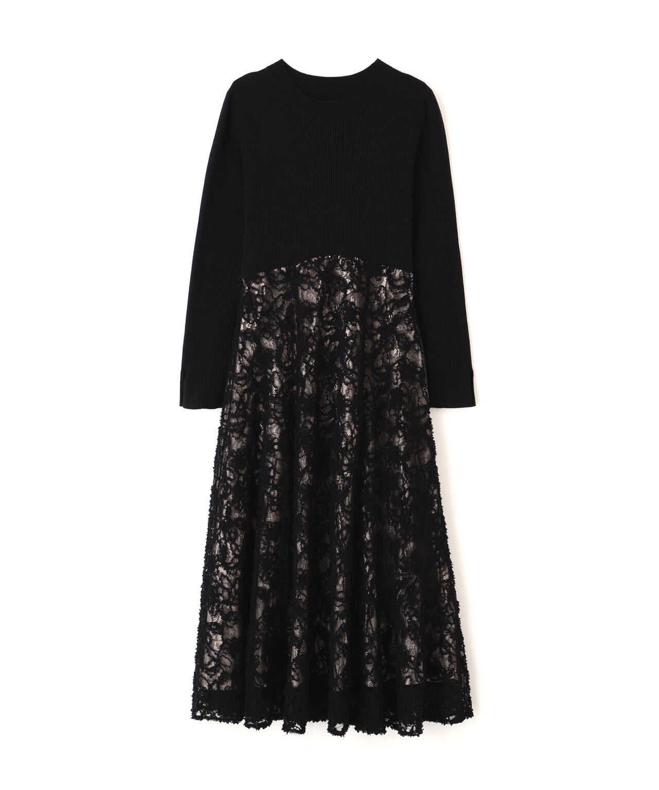 レースドッキングニットワンピース | PROPORTION BODY DRESSING