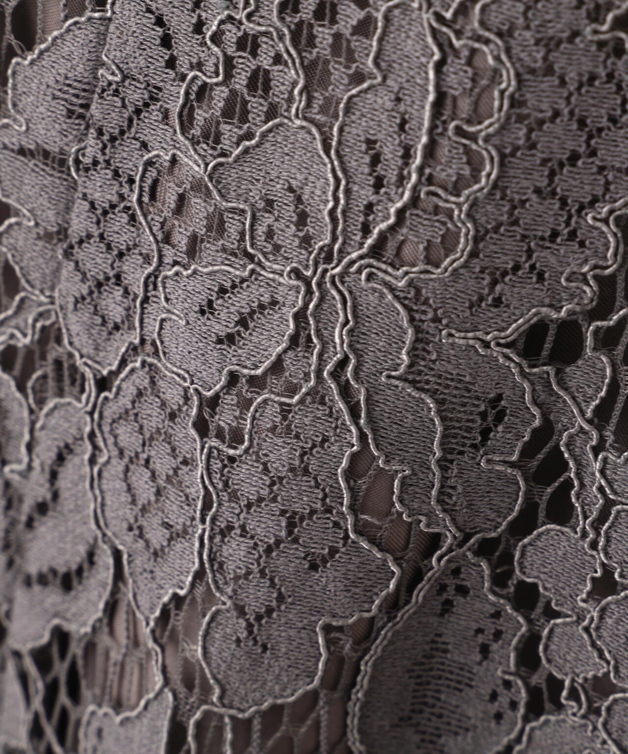 Vネックレースジャンスカ