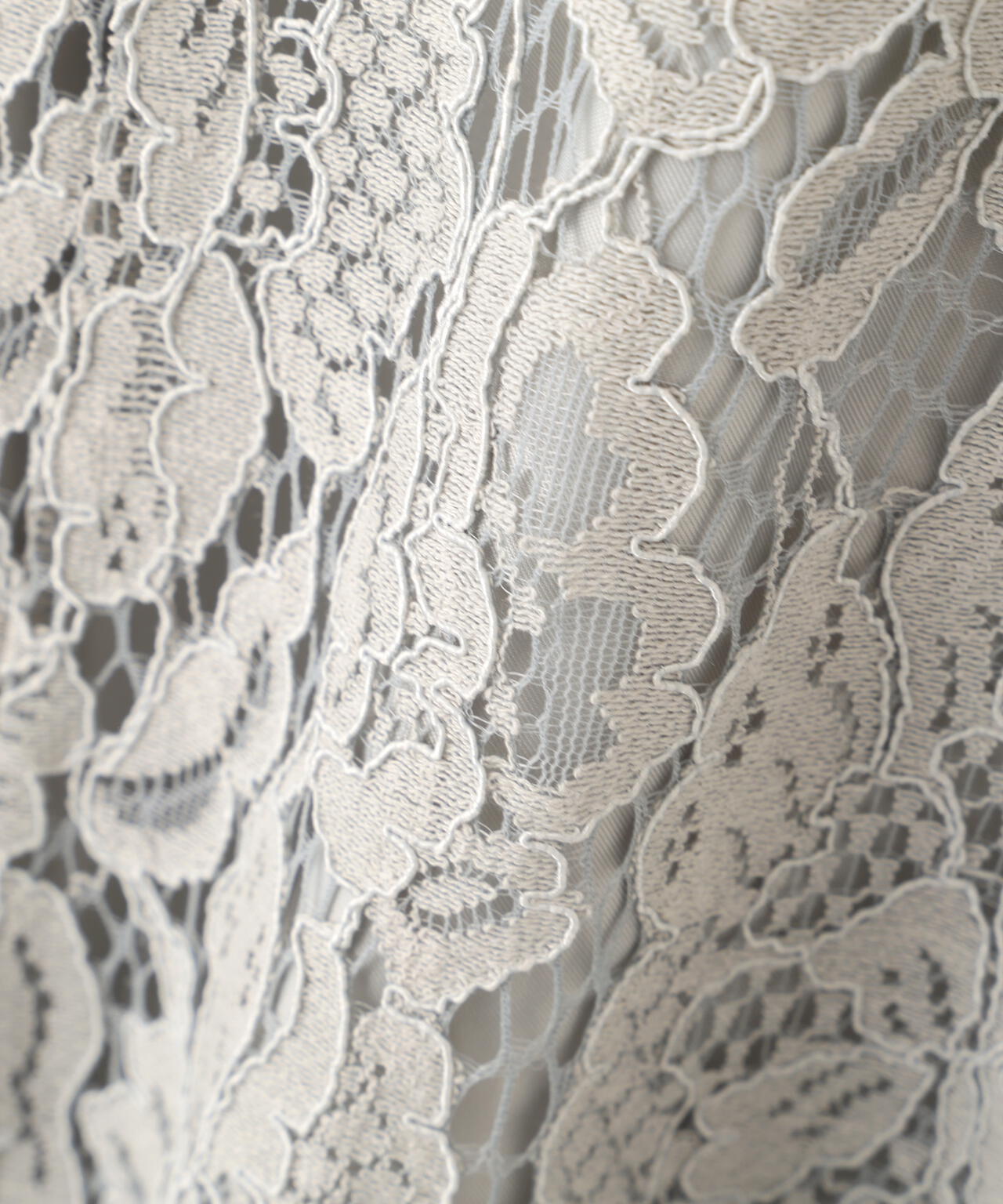 Vネックレースジャンスカ