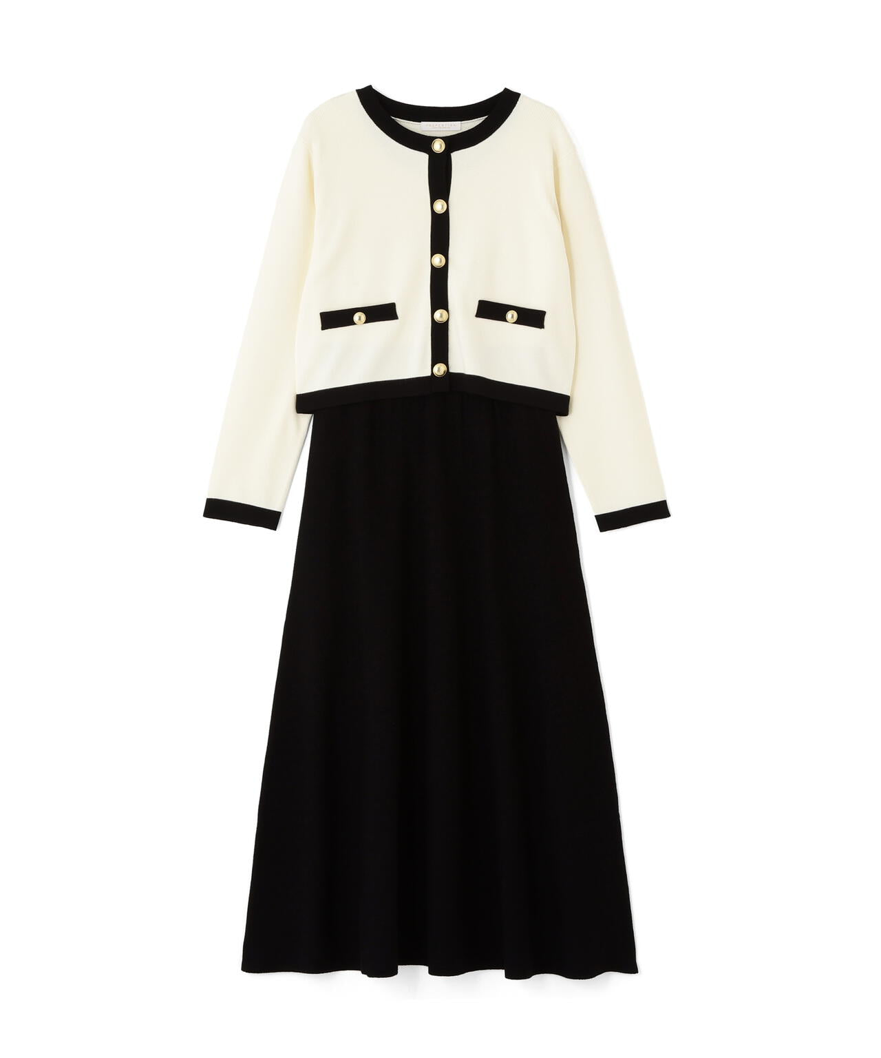 バイカラーカーデセットアップ | PROPORTION BODY DRESSING