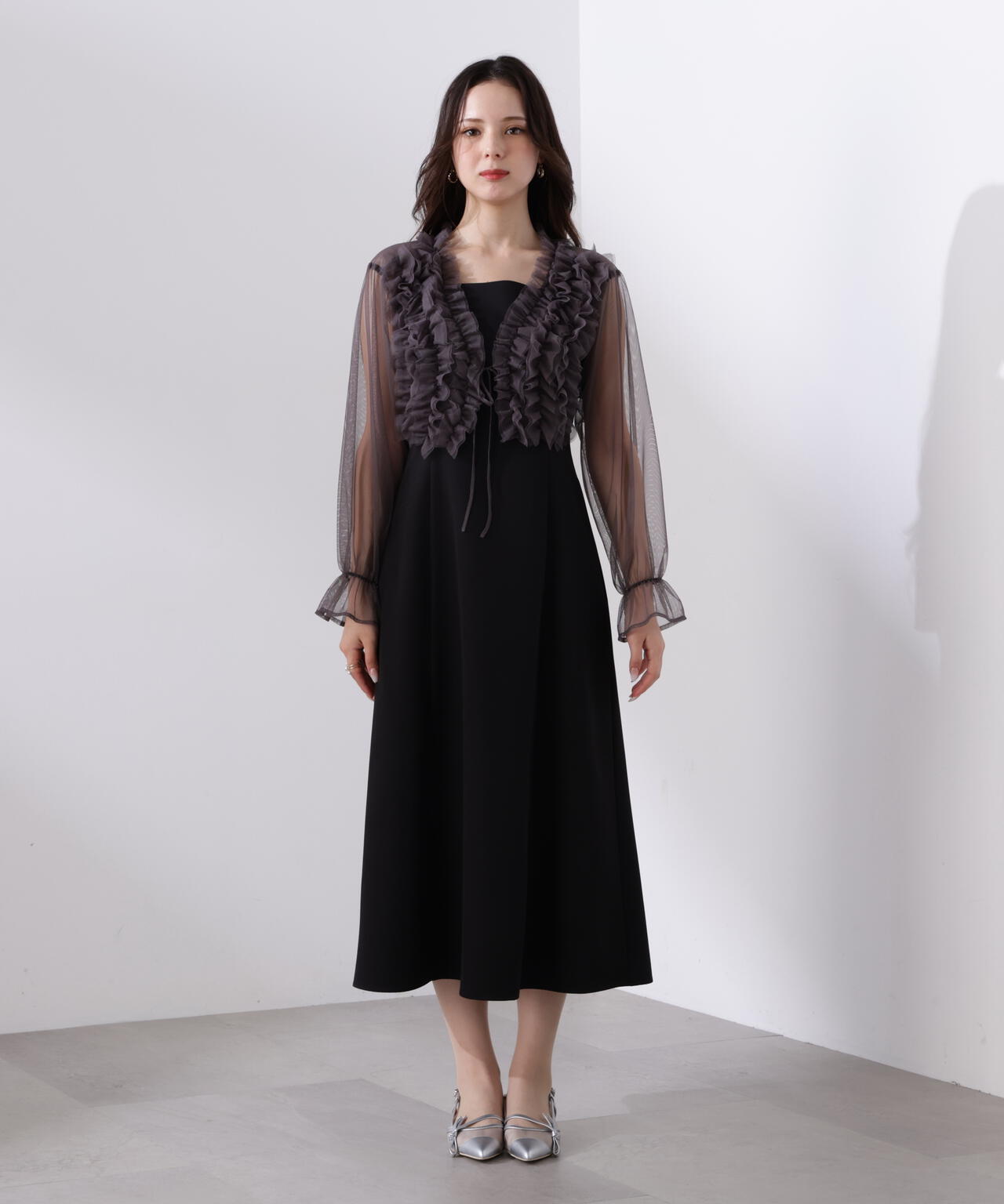 L＞ラッフルボレロセットアップ | PROPORTION BODY DRESSING