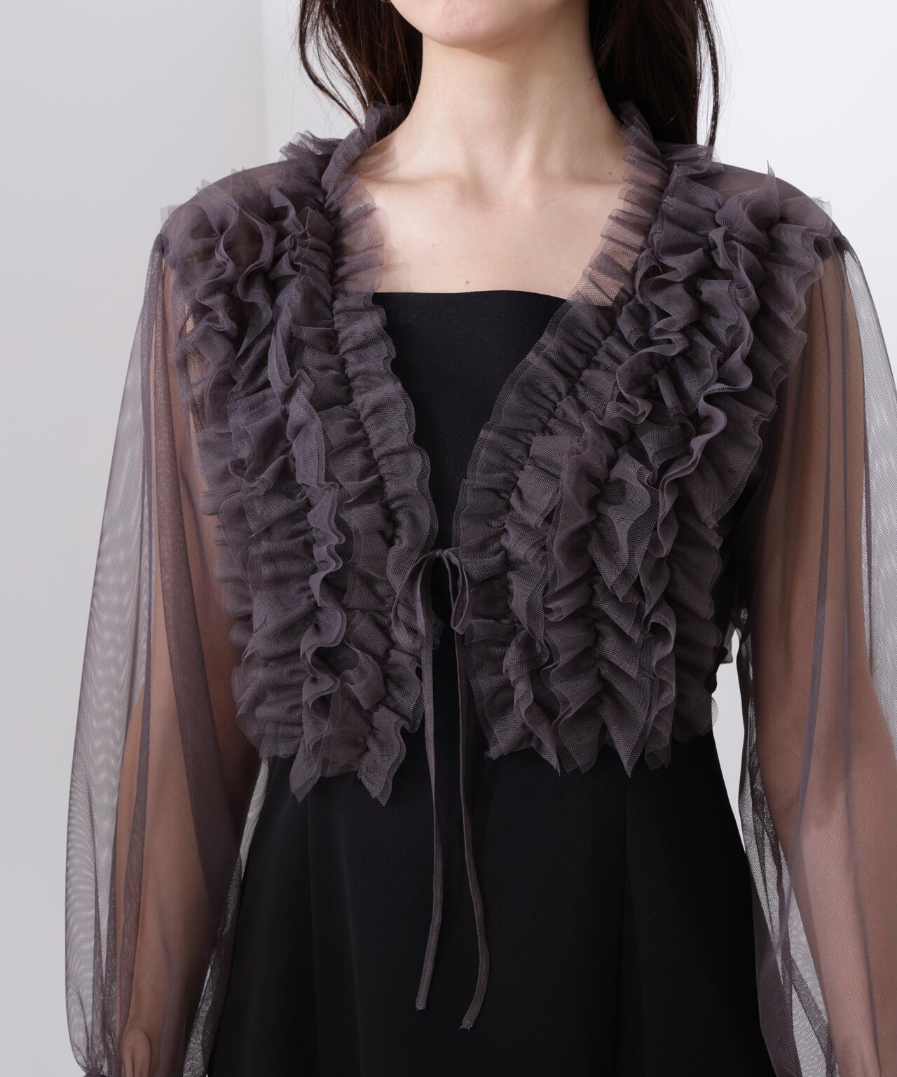 L＞ラッフルボレロセットアップ | PROPORTION BODY DRESSING