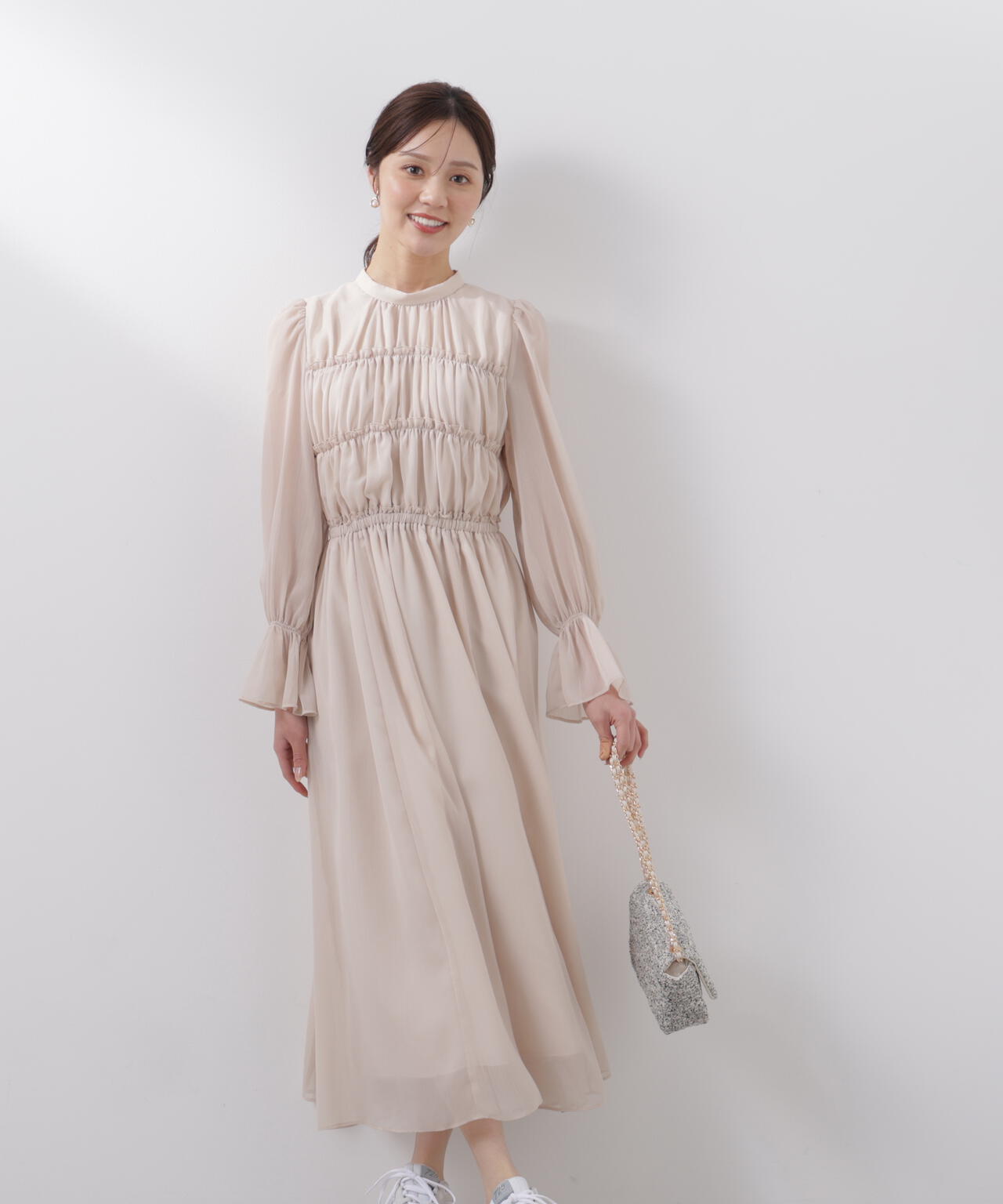 シアーシャーリングワンピース