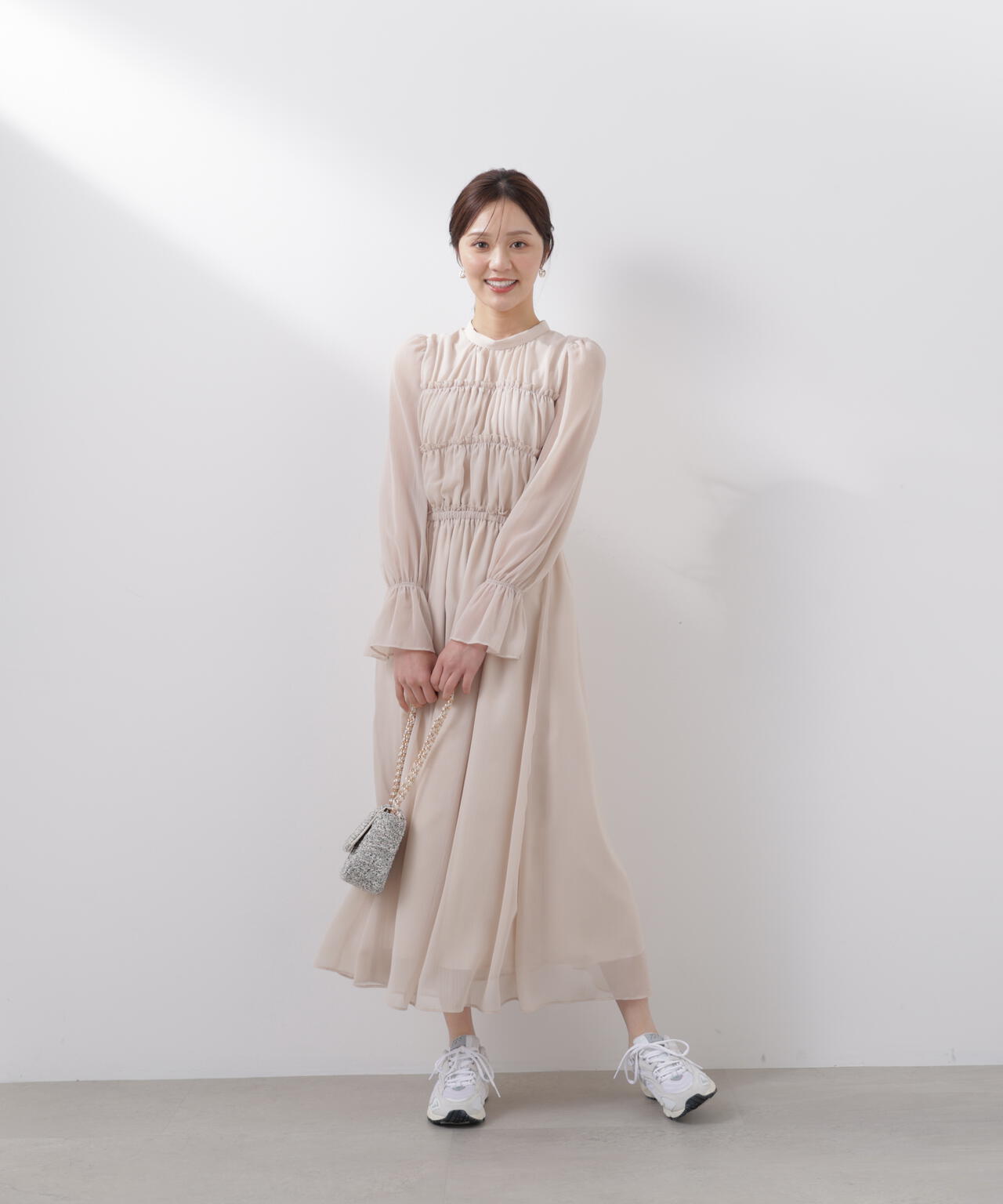 シアーシャーリングワンピース