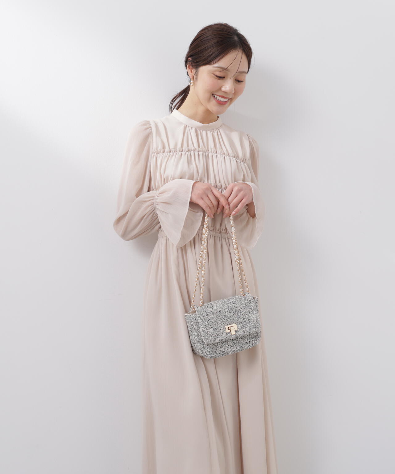 シアーシャーリングワンピース